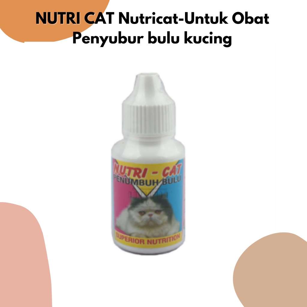 NUTRI CAT Nutricat-Untuk Obat Penyubur bulu kucing