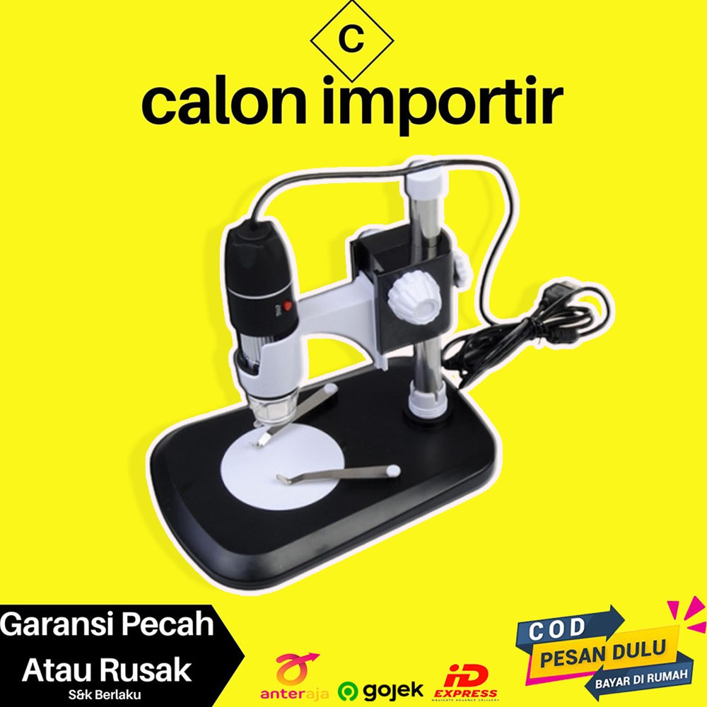 Mikroskop Microscope DIgital Mini Reparasi Hp Handphone USB Binokuler 1000x Zoom Pembesaran Konek PC
