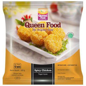 

Queen Food Spicy Chicken 320g (ga pedas sama sekali)
