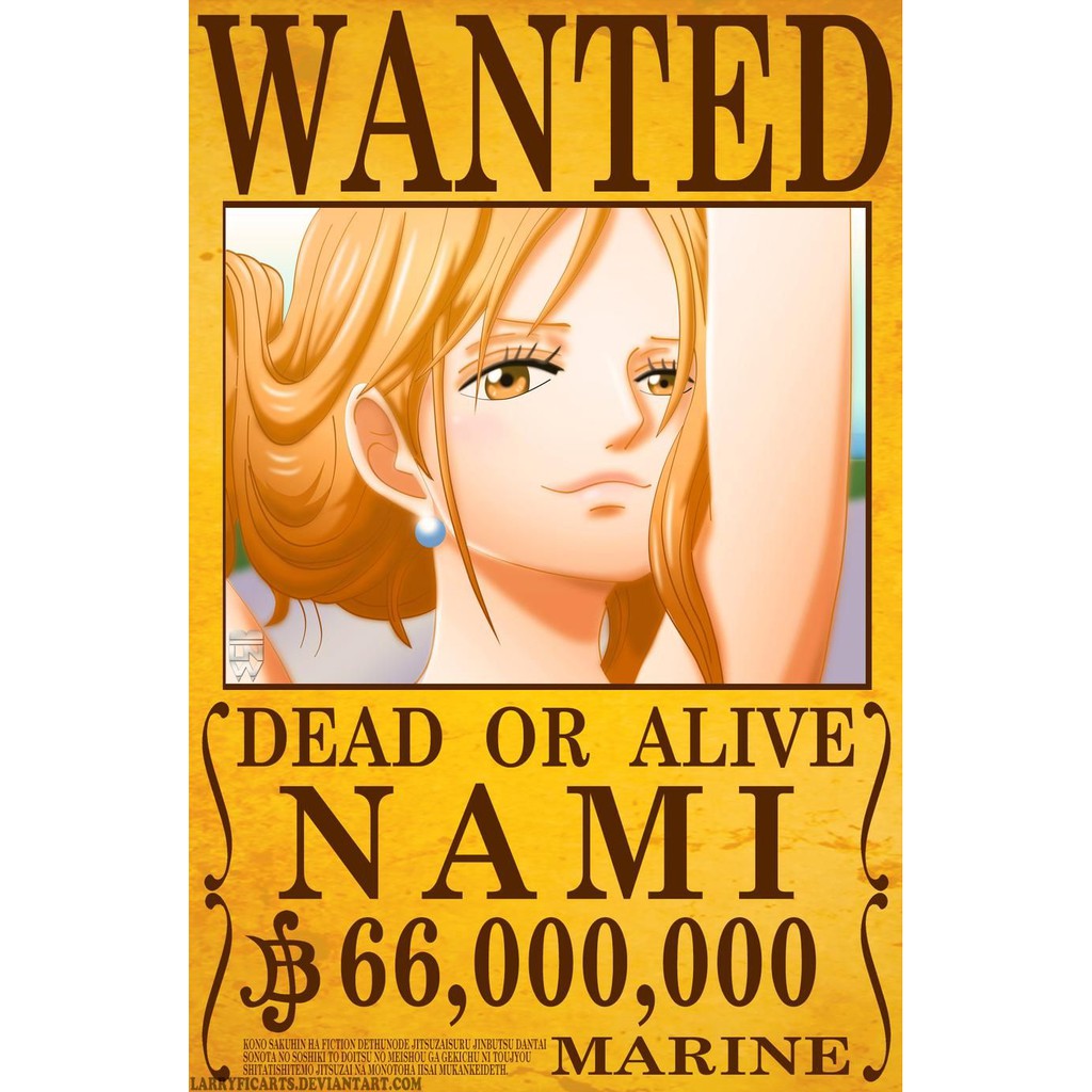 Sticker Poster Bounty One Piece Mugiwara Crew Vintage by Okashi Store-4