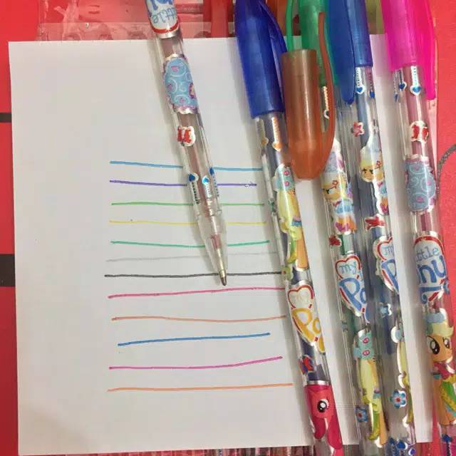 

PULPEN GEL 12 WARNA KARATER 0,5mm