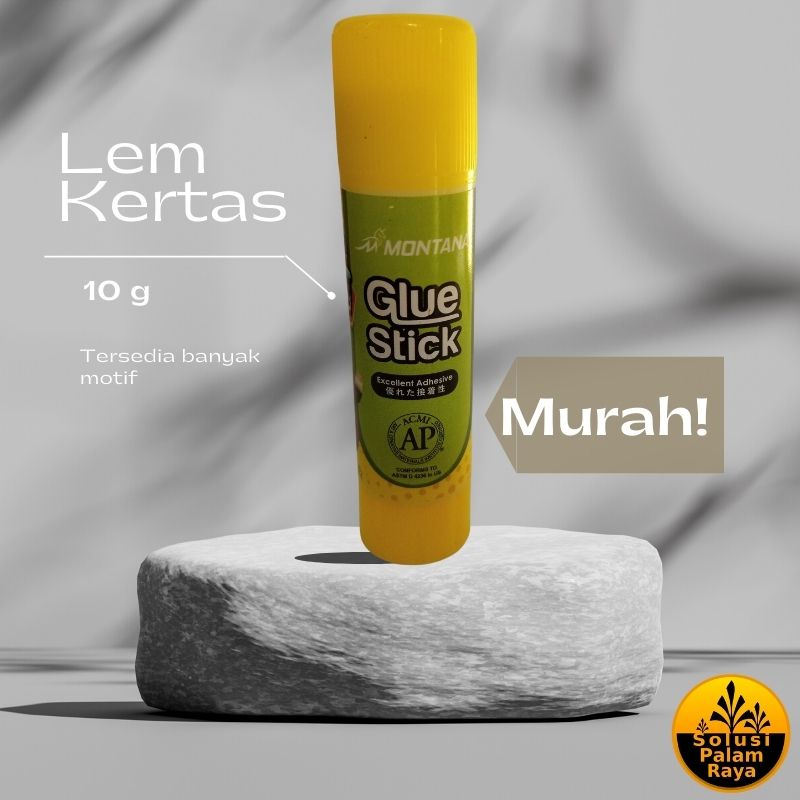 

Lem Kertas Murah Glue Stik Montana GSF 10g