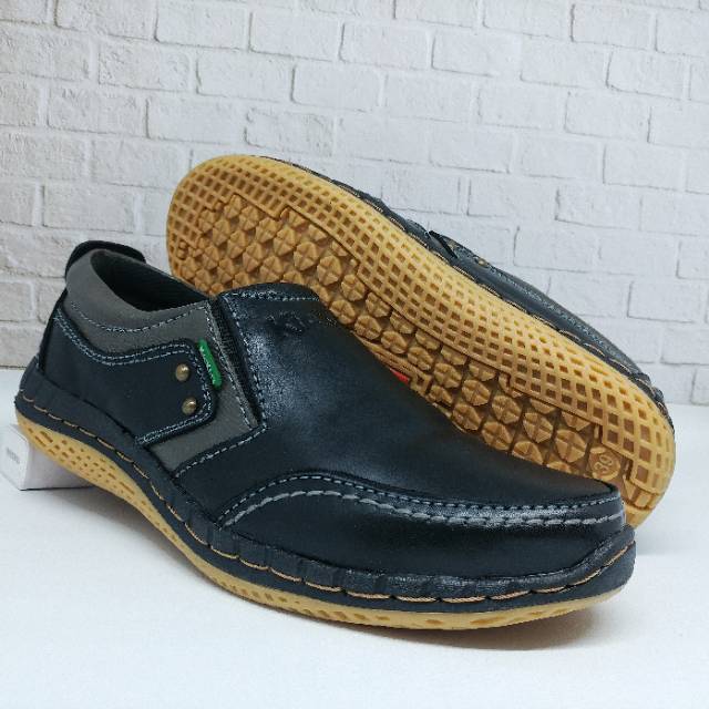 Kickers Sepatu Casual Kasual Kulit Asli Pria Model Gaul KC.5