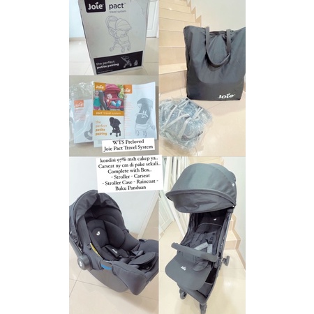 PRELOVED LIKE NEW Joie Pact Travel System Stoller Carseat MULUS