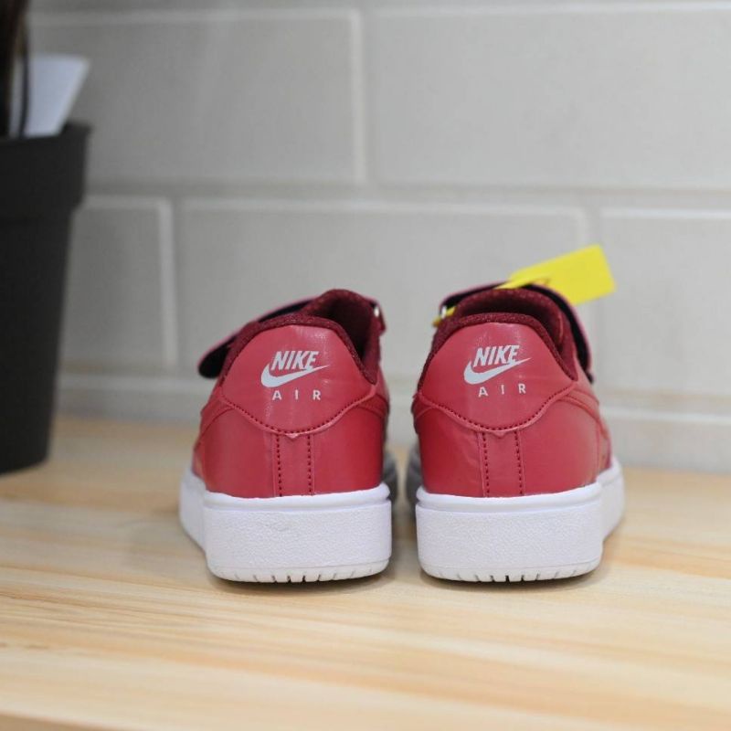 SEPATU NIKE ANAK LAKI LAKI PEREMPUAN SEPATU AIR FORCE ONE MERAH MAROON SEPATU ANAK ANAK