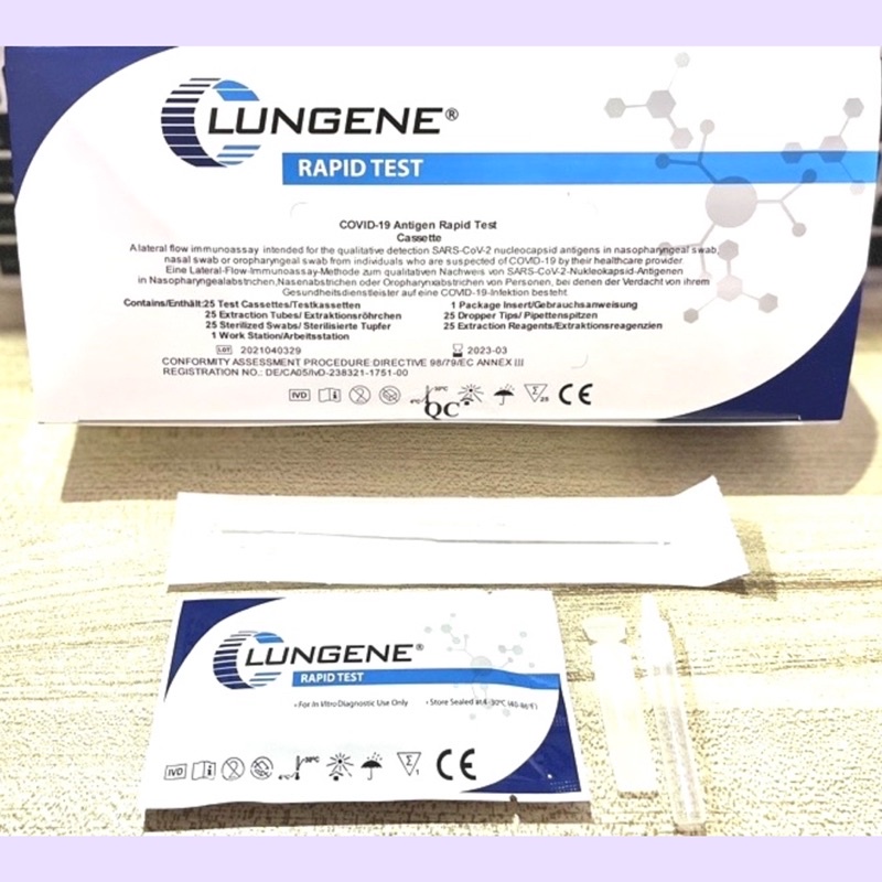 Jual Lungene Covid Antigen Rapid Test Swab Ecer Shopee Indonesia