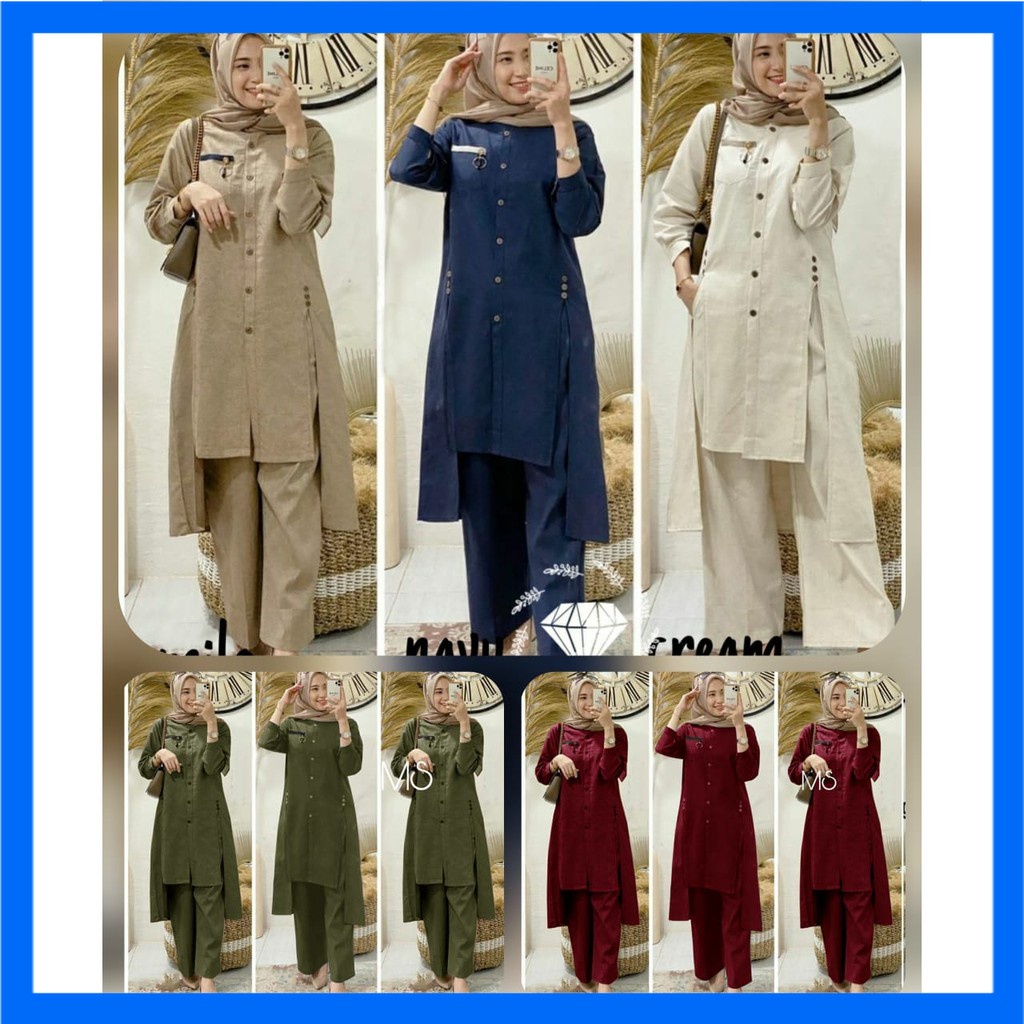 SET STELAN CELANA NATANIA JUMBO BIGSIZE MOSCREPE