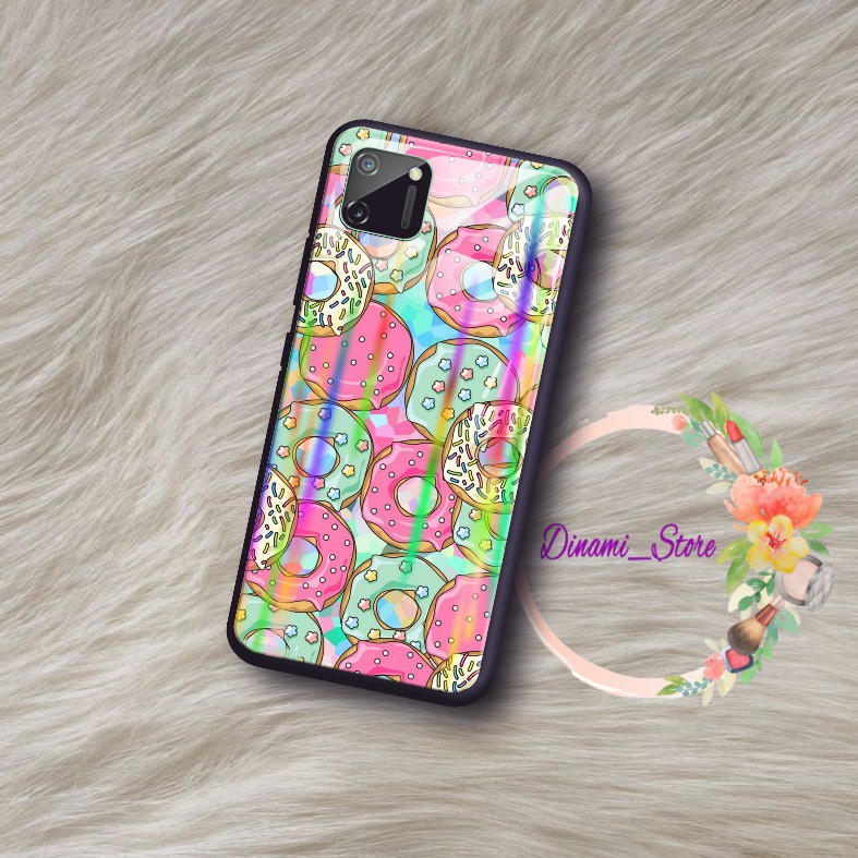 back case glass aurora Donuts wallpaper Vivo Y91 Y17 Y12 Y15 Y93 Y95 Y81 Y83 Y71 Y53 y20 Y30  DST310