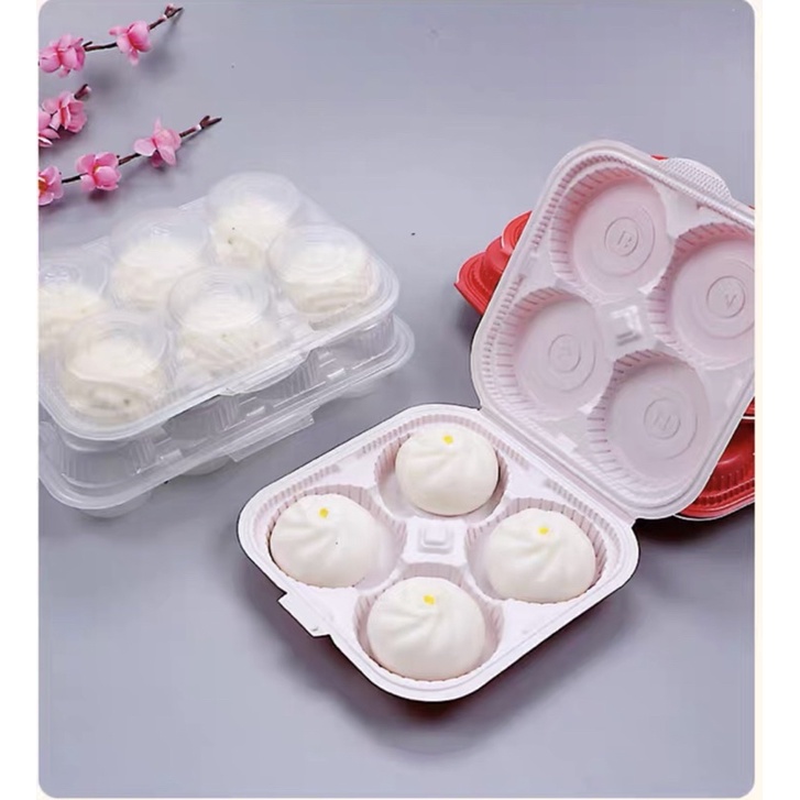 Dimsum Tray isi 4 Siomay Dumpling Hakau bisa freezer dan microwave