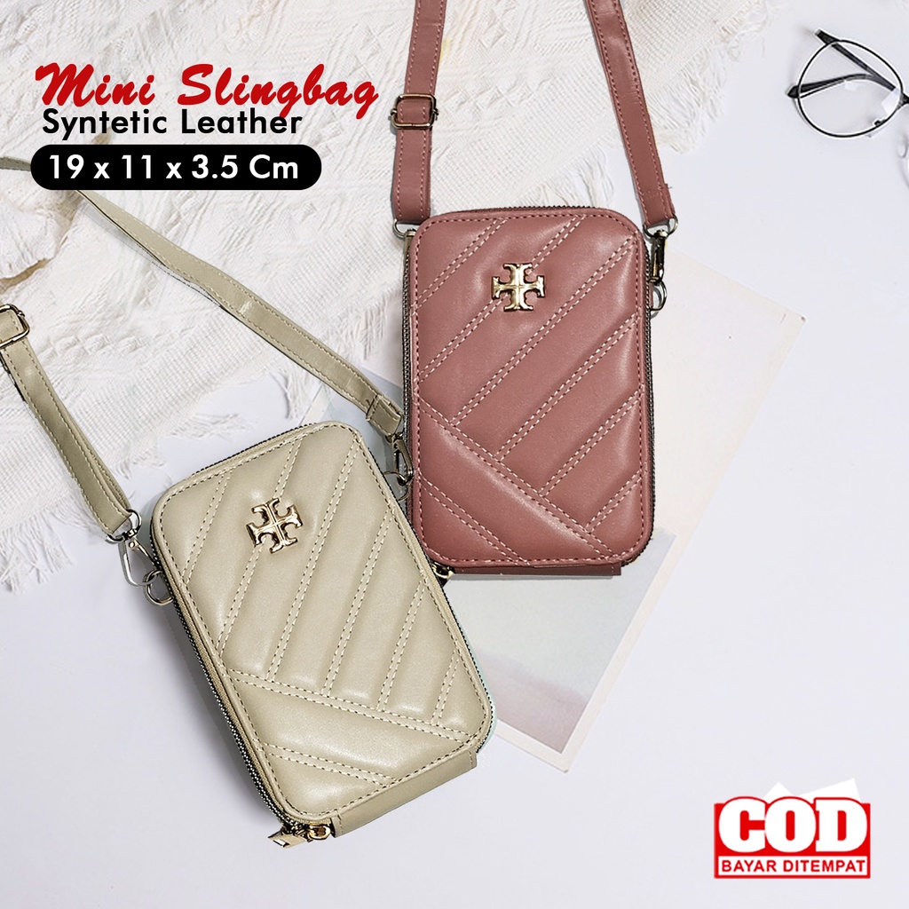 Sling phone cewek Tas Wanita shoulder bag Tali panjang Kulit Sintetis Remaja Kekinian Tas hp &amp; tas dompet wanita