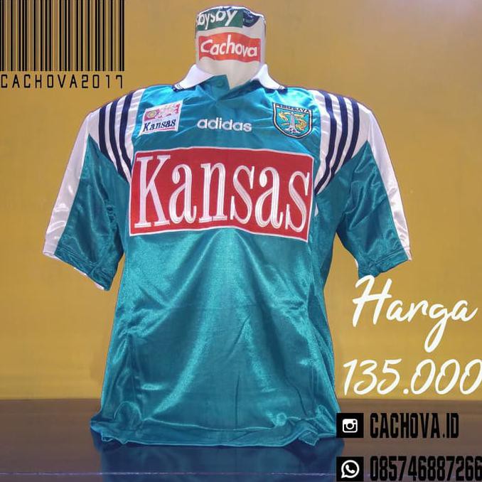 JERSEY PERSEBAYA ADIDAS KANSAS JUARA 1997 HIJAU TOSCA BAJU BOLA BARU - Hijau Tosca, M