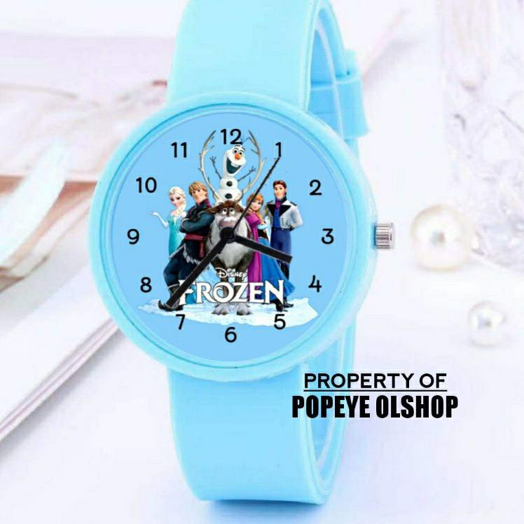 Bagus Dipakai.. Jam tangan anak perempuan Frozen