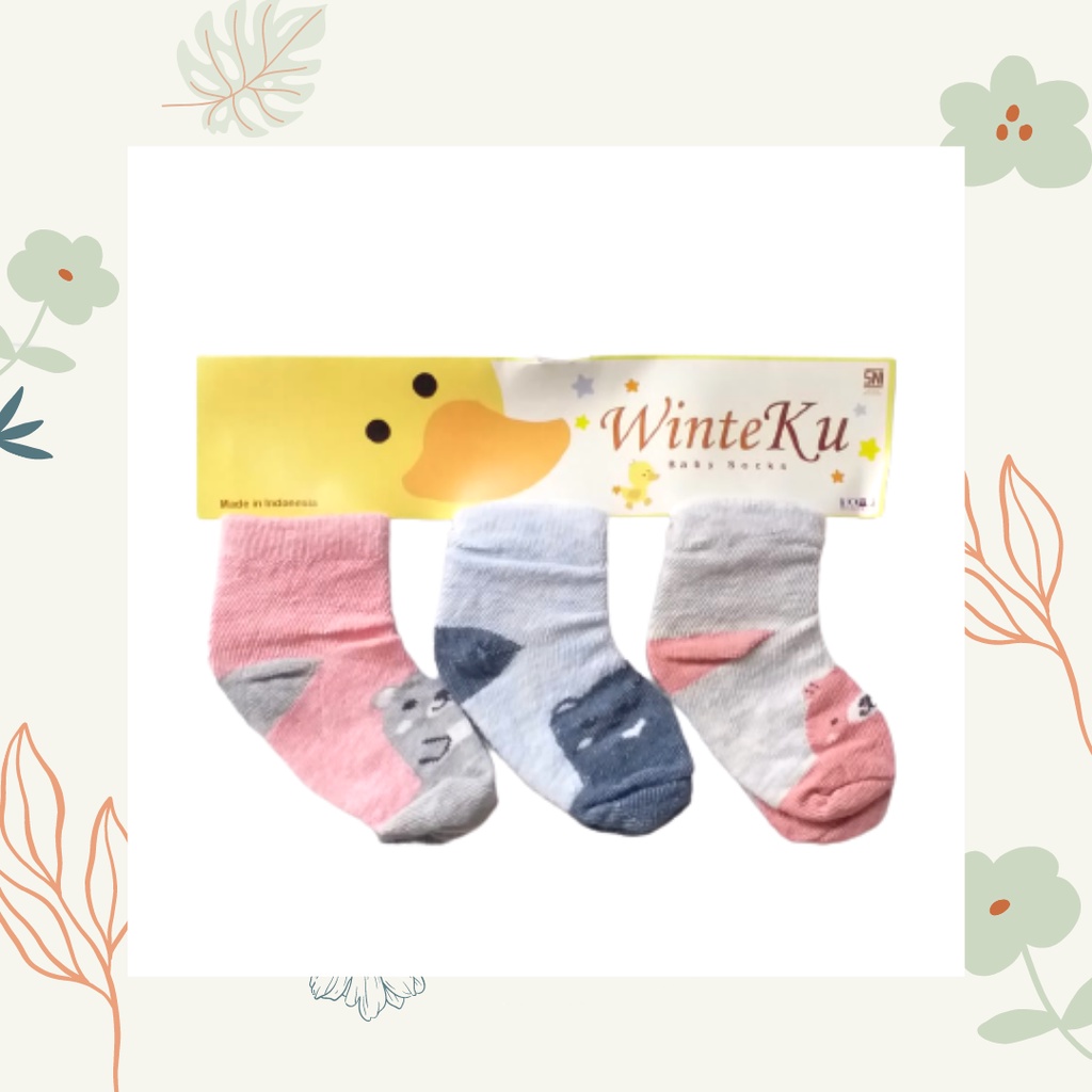 MBSS BISA PILIH MOTIF!!! WINTEKU Kaos Kaki Anak Bayi Non-slip Kaus Kaki Katun / Baby Socks P2