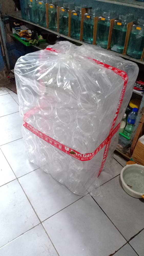 Toples Plastik 2 Liter 1 Pack Tanpa Tutup Khusus Grab / Gojek / Shope Express Instan