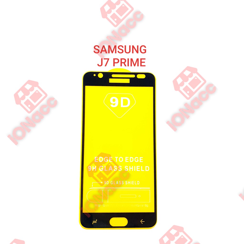 TEMPERED GLASS FULL LEM 5D 9D SAMSUNG GALAXY J7 PRIME ANTI GORES KACA FULL HD