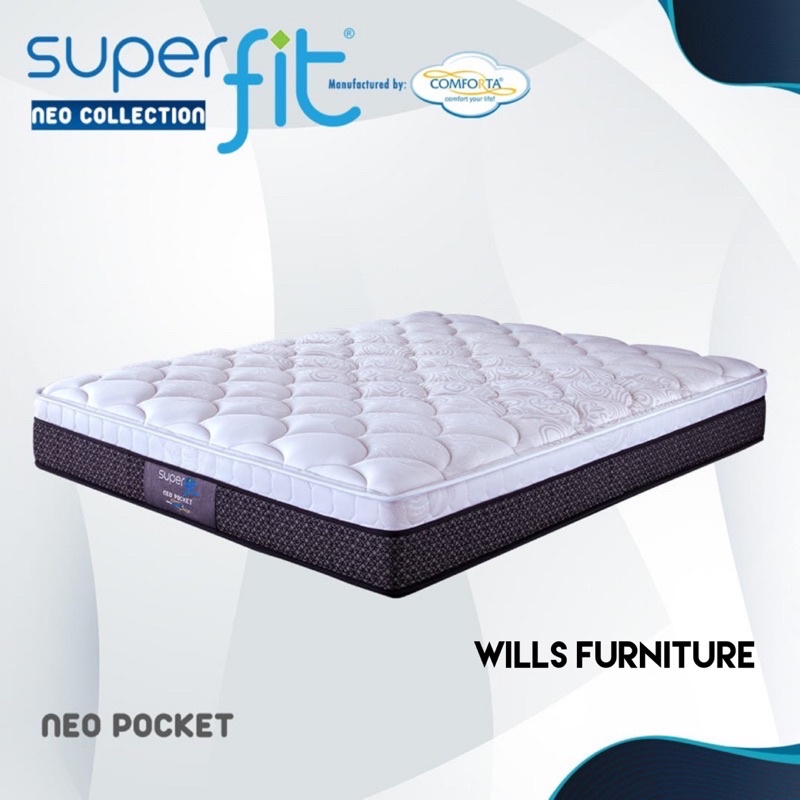 kasur superfit comforta neo pocket murah makassar kasur springbed comforta