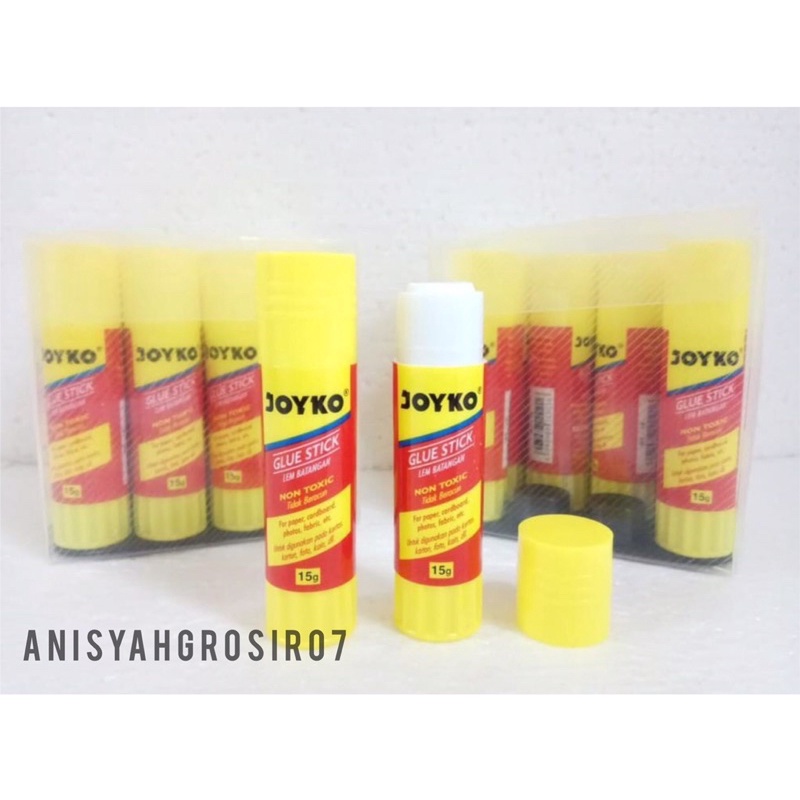 

(1 Pack) BEST SELLER Lem Glue stick / Lem kertas / Lem kertas Joyko / Lem batangan Joyko / Lem stick 8g non toxic