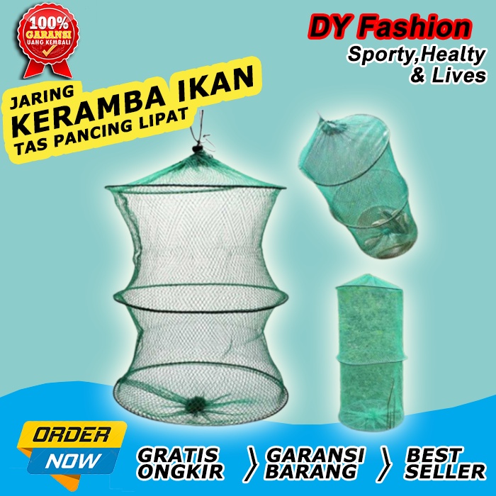 Jaring Keramba SP329 Jala tempat wadah ikan koja korang ikan Alat Pancing murah memancing ikan mas