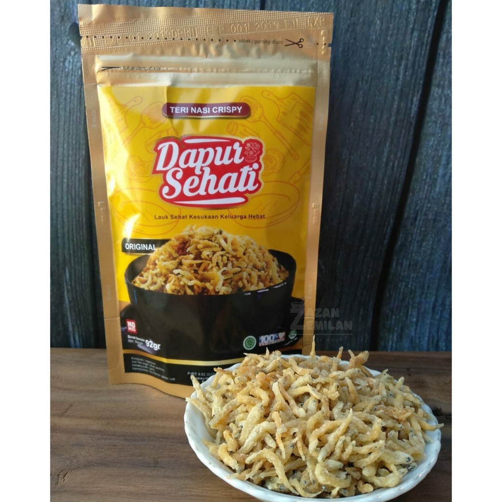 

Teri Krispy Krispi Crispy Non MSG Dapur Sehati