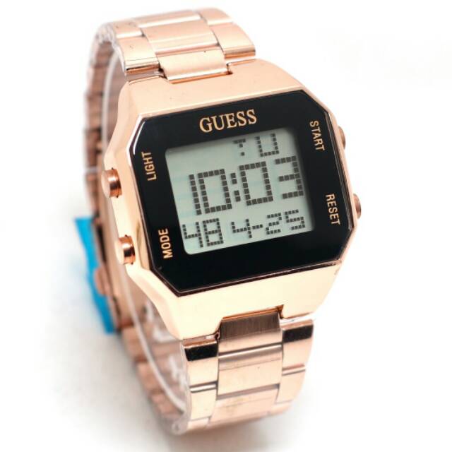 JAM TANGAN PRIA/COWOK GUESS DIGITAL KW SUPER RANTAI TERBARU ELEGENT HARGA BERSAHABAT.