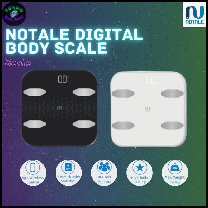 Notale Body Scale Timbangan Badan Bmi Smart With Apps Alt Xiaomi