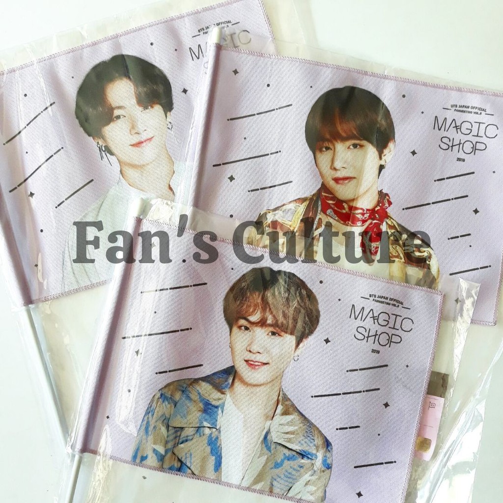 [READY STOCK] BTS 5th Muster Japan Merch - Image Flag RM/JIN/SUGA/JHOPE/JIMIN/TAEHYUNG(V)/JUNGKOOK