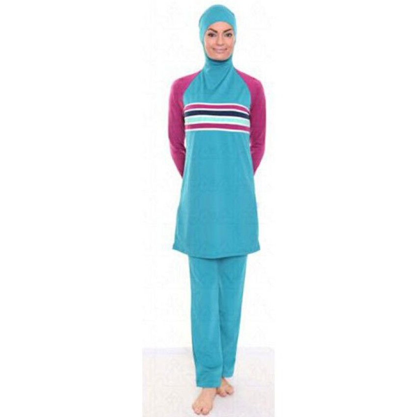 Aooluo 2016 Summer New Fashion Muslim Swimming Suit Konservatif Wanita Swimsuit Islam Beach Swimsui