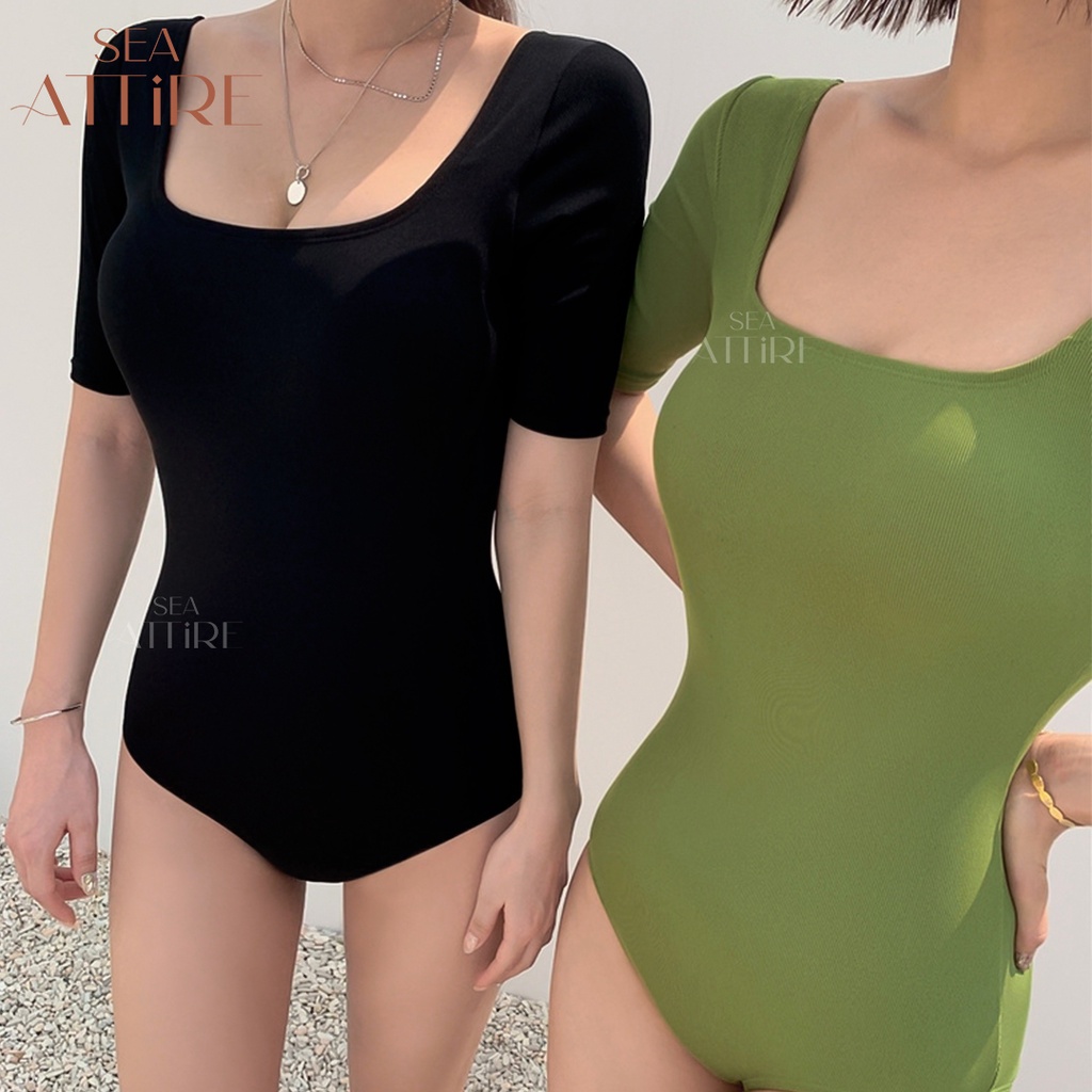 SA AUXIS Swimsuit Set Bikini Baju Renang Wanita Korea One Piece Pakaian Olahraga High Quality Fashion Import-3