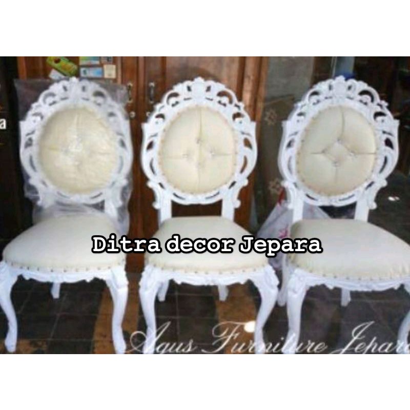 kursi besan pelaminan / kursi pendamping pelaminan / kursi pelaminan Rosalinda / kursi
