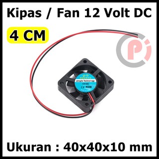Kipas Fan 40x40x10mm DC 12V Printer 3D Cooling fan 4cm
