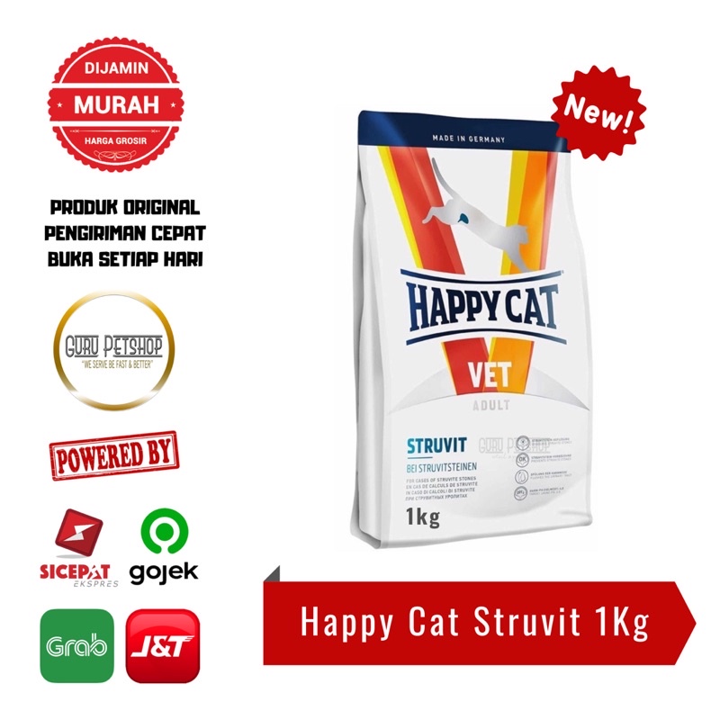 Happy Cat Vet Diet Struvit 1kg Freshpack / Happy Cat Struvit Urinary