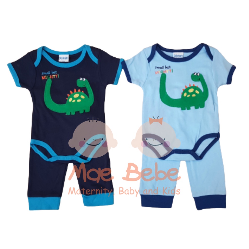 SALE Ocean 2 In 1 Setelan Jumper Pendek Celana Panjang Baju Set Bayi