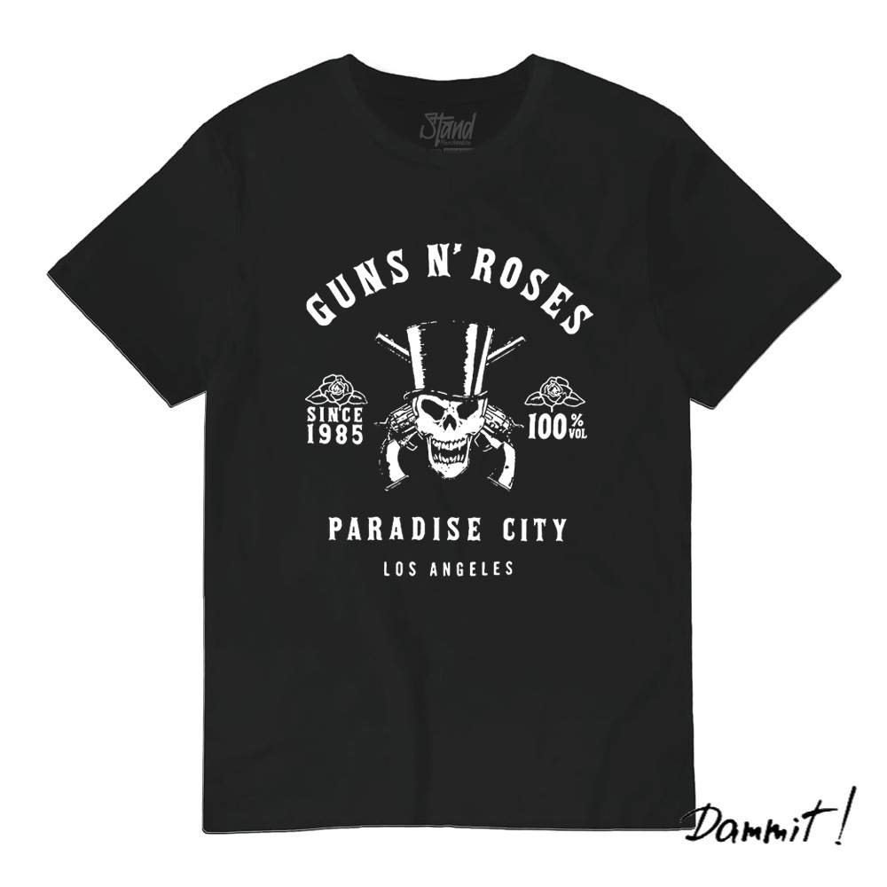KAOS GUNS N ROSES / KAOS BAND GNR / BAJU DISTRO MUSIK ROCK GUNS AND ROSES ORIGINAL PRIA DAN WANITA
