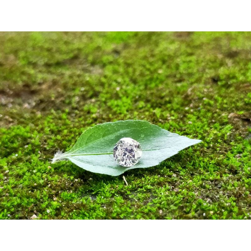Batu permata - Natural white diamond - Berlian asli banjar 0,78 carat