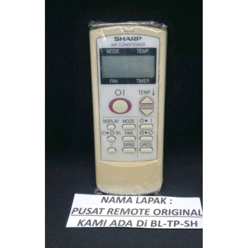 REMOTE REMOT AC SHARP ION CRMC-A562JBEZ ORIGINAL ASLI