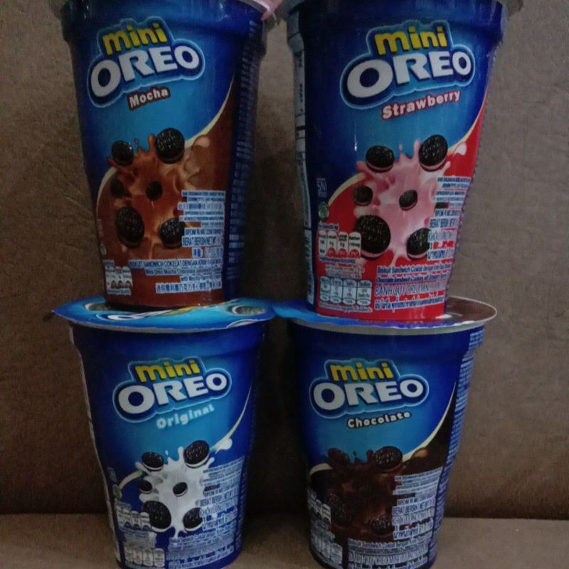 

Oreo gelas 61.3g / Oreo cup / Oreo mini gelas