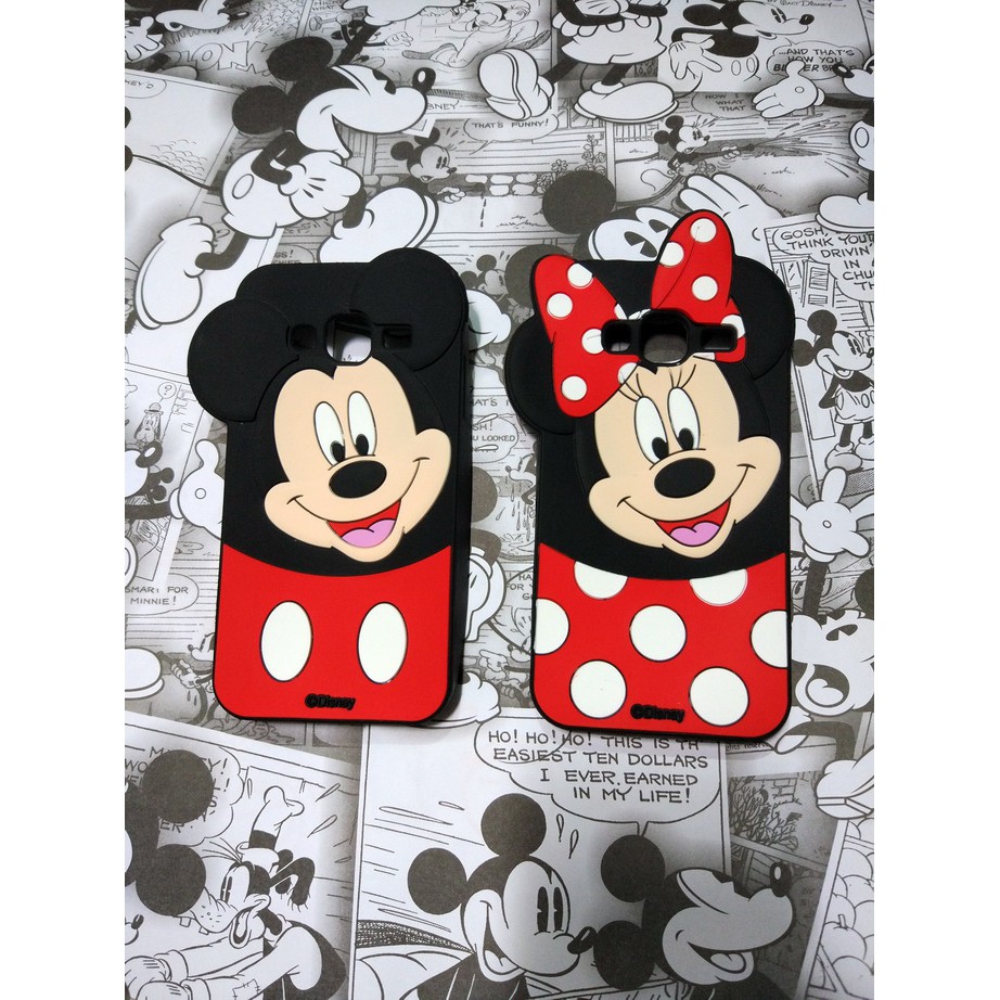 Case Samsung Galaxy J5 J500 Sillicon 3d Disney Mickey Mouse