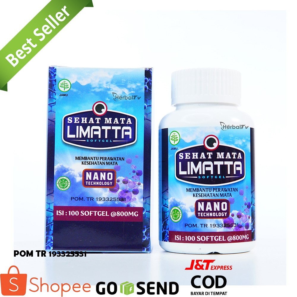Obat Mata Minus/Mata Silinder - Sehat Mata Limatta Softgel Original With Nano Technology