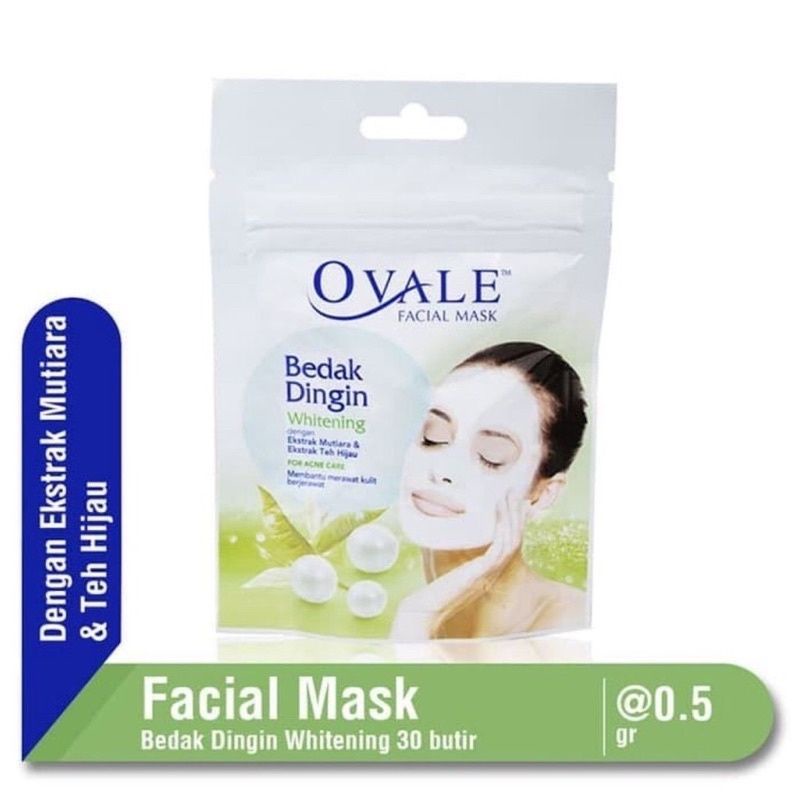 Ovale facial mask Bedak dingin