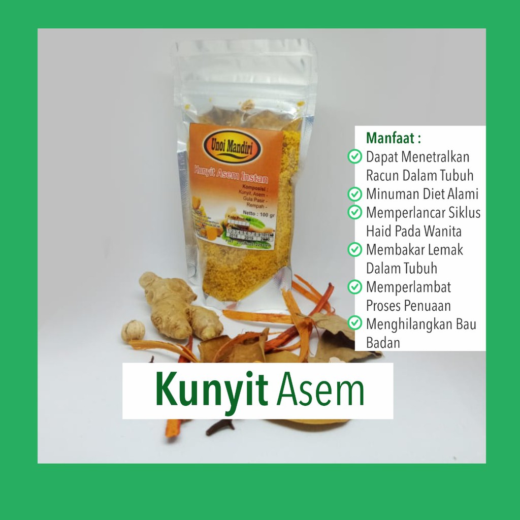 

KUNYIT ASEM Rimpang Empon Jamu