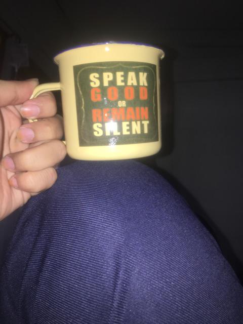 Gelas Enamel / Blek / Seng / Kaleng Jadul Mungil souvenir / Bergambar Satu Sisi