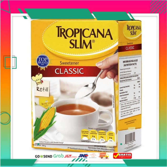 

Tropicana Slim Sweetener 50 X 2.5 g