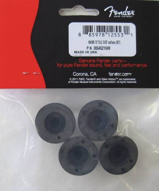 Knob gitar fender telecaster custom 72 Knobs original USA