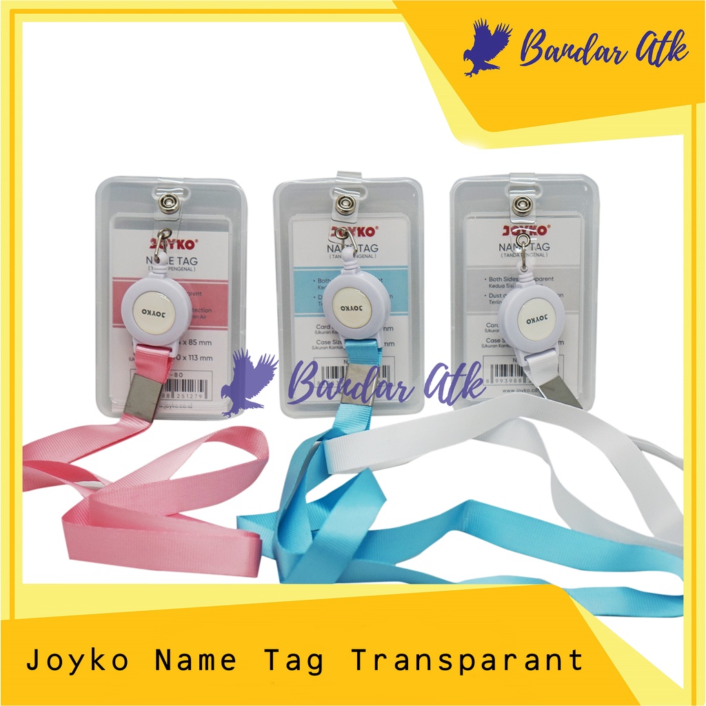 

JOYKO Name Tag Id Card Holder Gantungan Tanda Pengenal NT 78 79 80 [1 PCS]