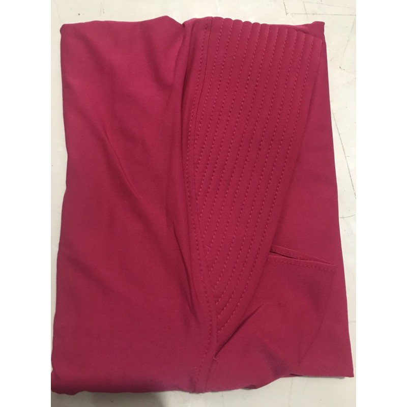 JILBAB/HIJAB/BERGO/KERUDUNG MASKER PET (L)/NIQOB INSTAN-Pink Fanta