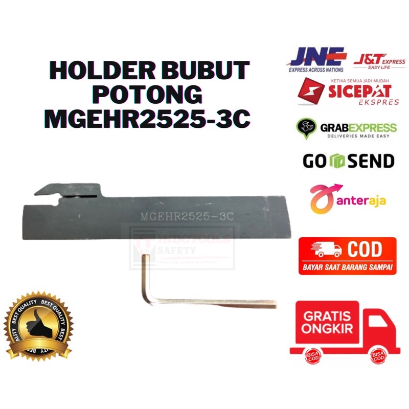 TERMURAH!! HOLDER BUBUR POTONG 3mm 25x25 HIGH PRECISION TOOLS