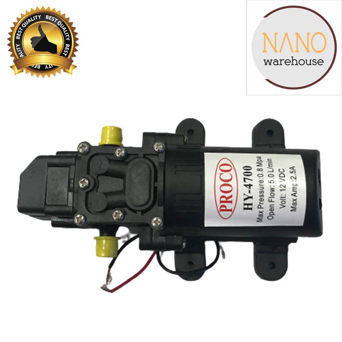 Dinamo Mesin Pompa Sprayer Air Elektrik DC 12V Taffware / Motor Water Pump Electric 12 V