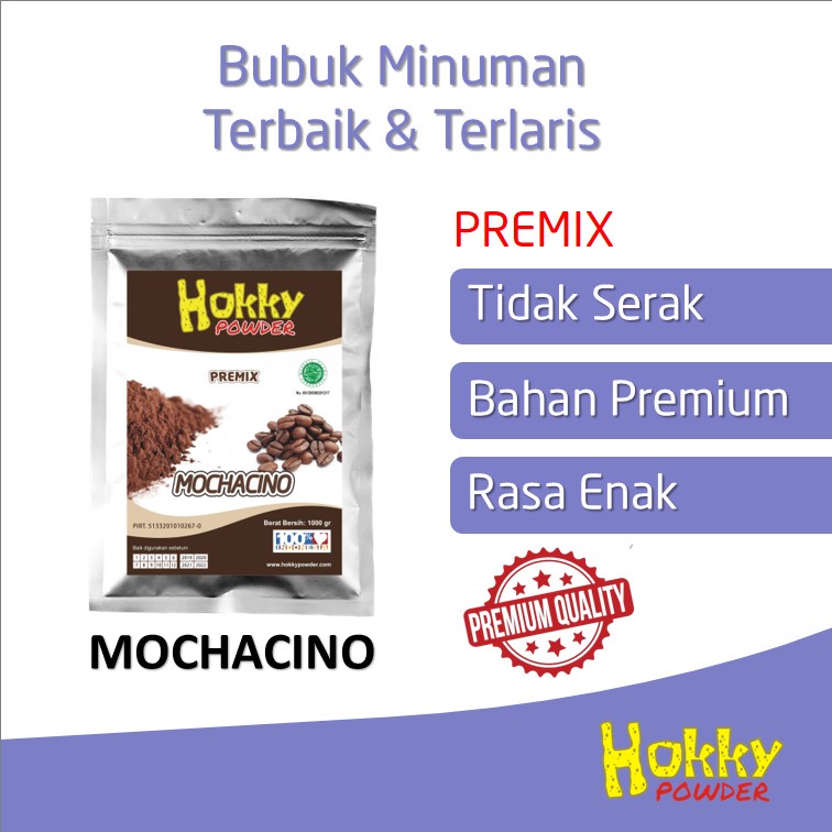 

Bubuk Minuman Bubble Drink Rasa MOCHACINO Original Hokky Powder 1kg
