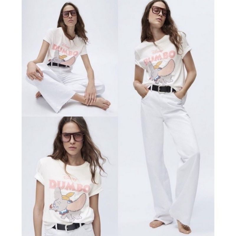 thisrt x ZARA / Kaos Dumbo  rajut / Tshrit UNISEX ORIGINAL / Kaos Logo import