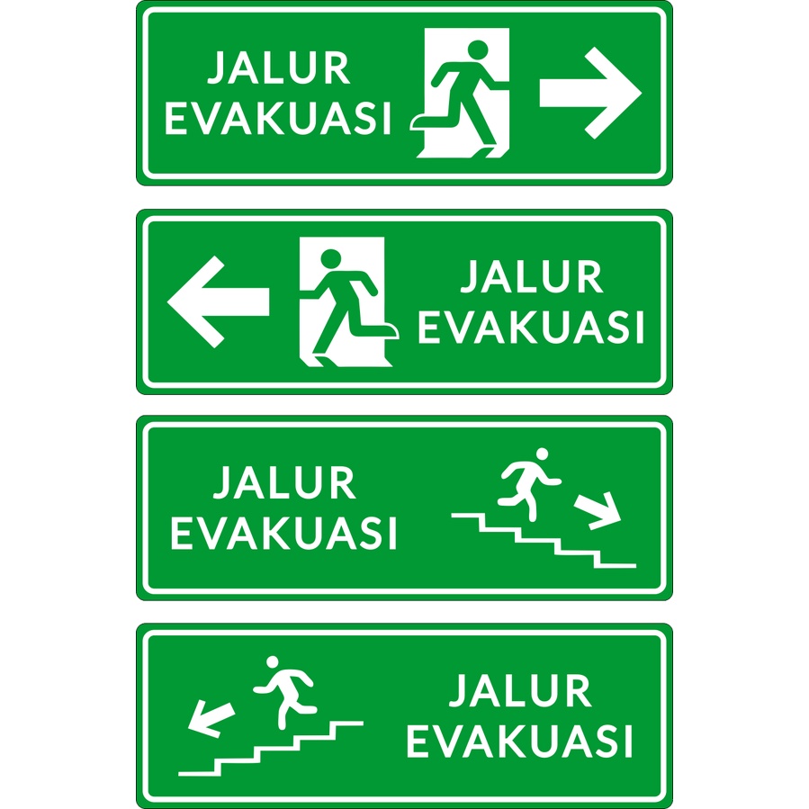 

SIGN ACRYLIC JALUR EVAKUASI